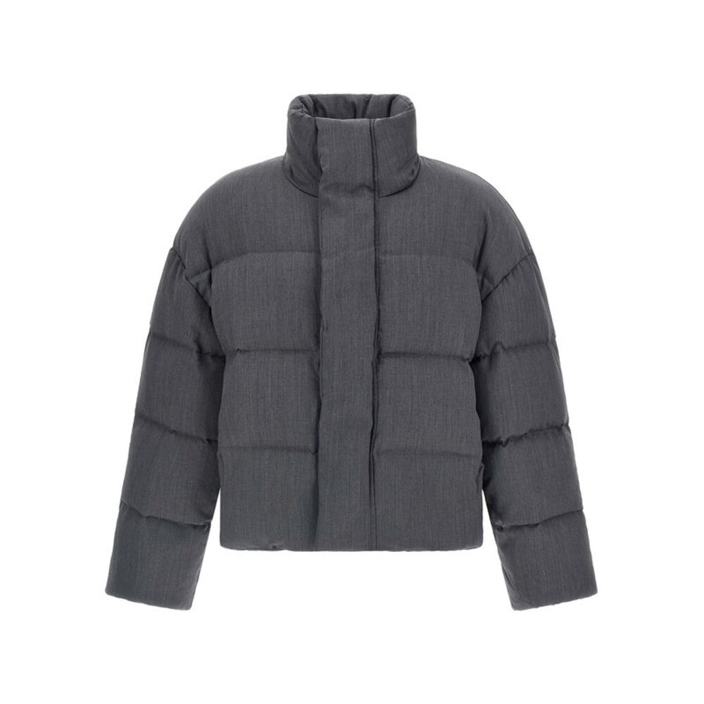 Entire Studios Gray Wool Full-Length Men's Jacket